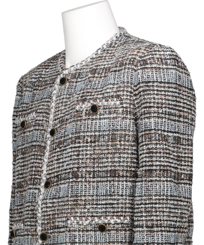 MELANGE TWEED JACKET