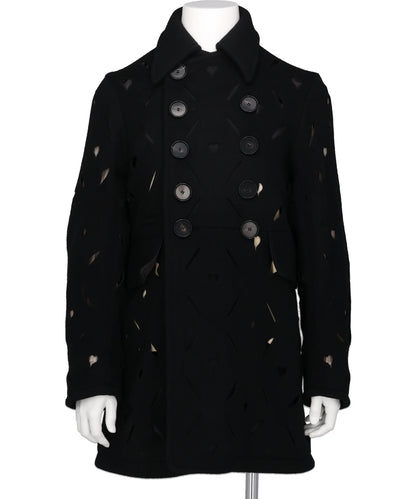 HEART HOLE PEA COAT