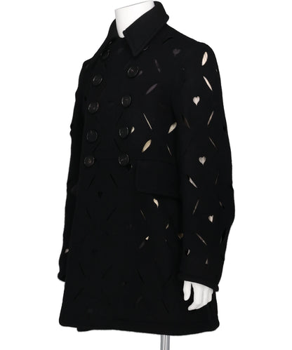 HEART HOLE PEA COAT