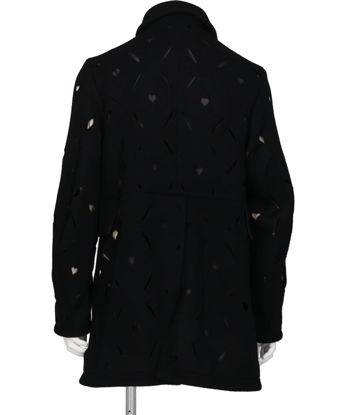 HEART HOLE PEA COAT