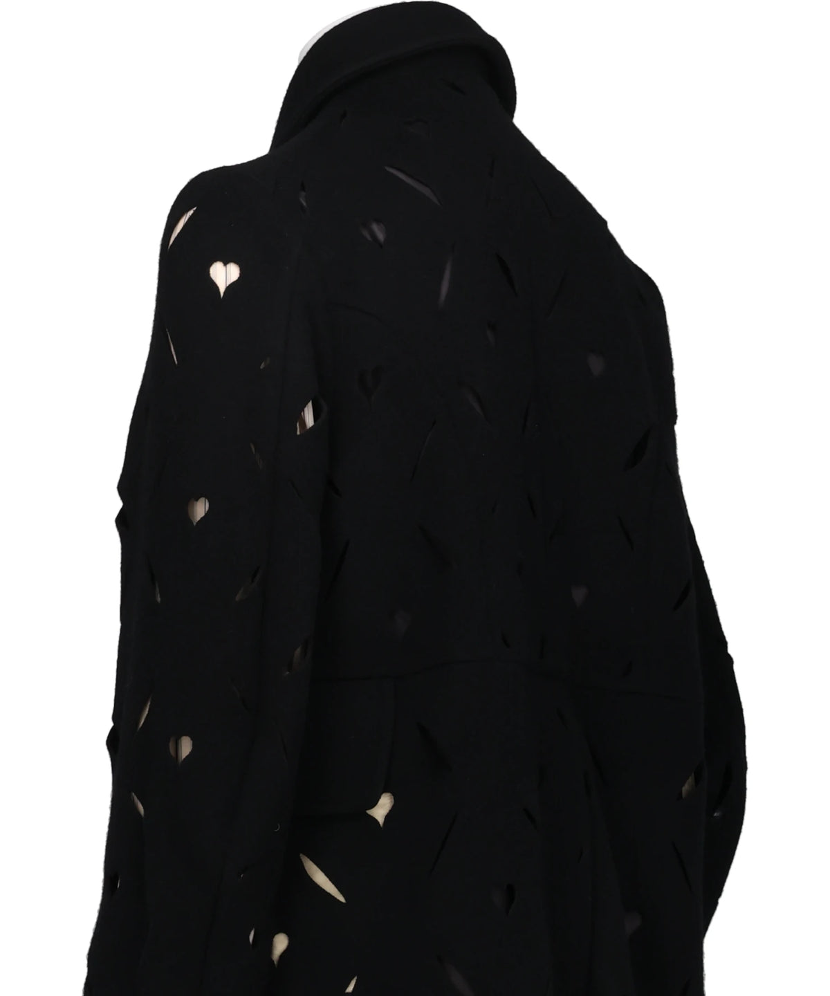 HEART HOLE PEA COAT