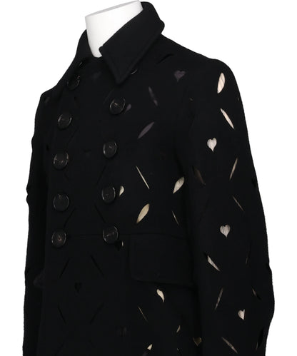 HEART HOLE PEA COAT
