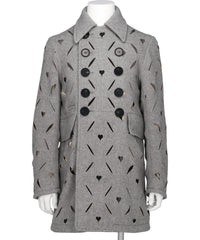 MASU(エムエーエスユー) 2026AW HEART HOLE PEA COAT M26H9CT001