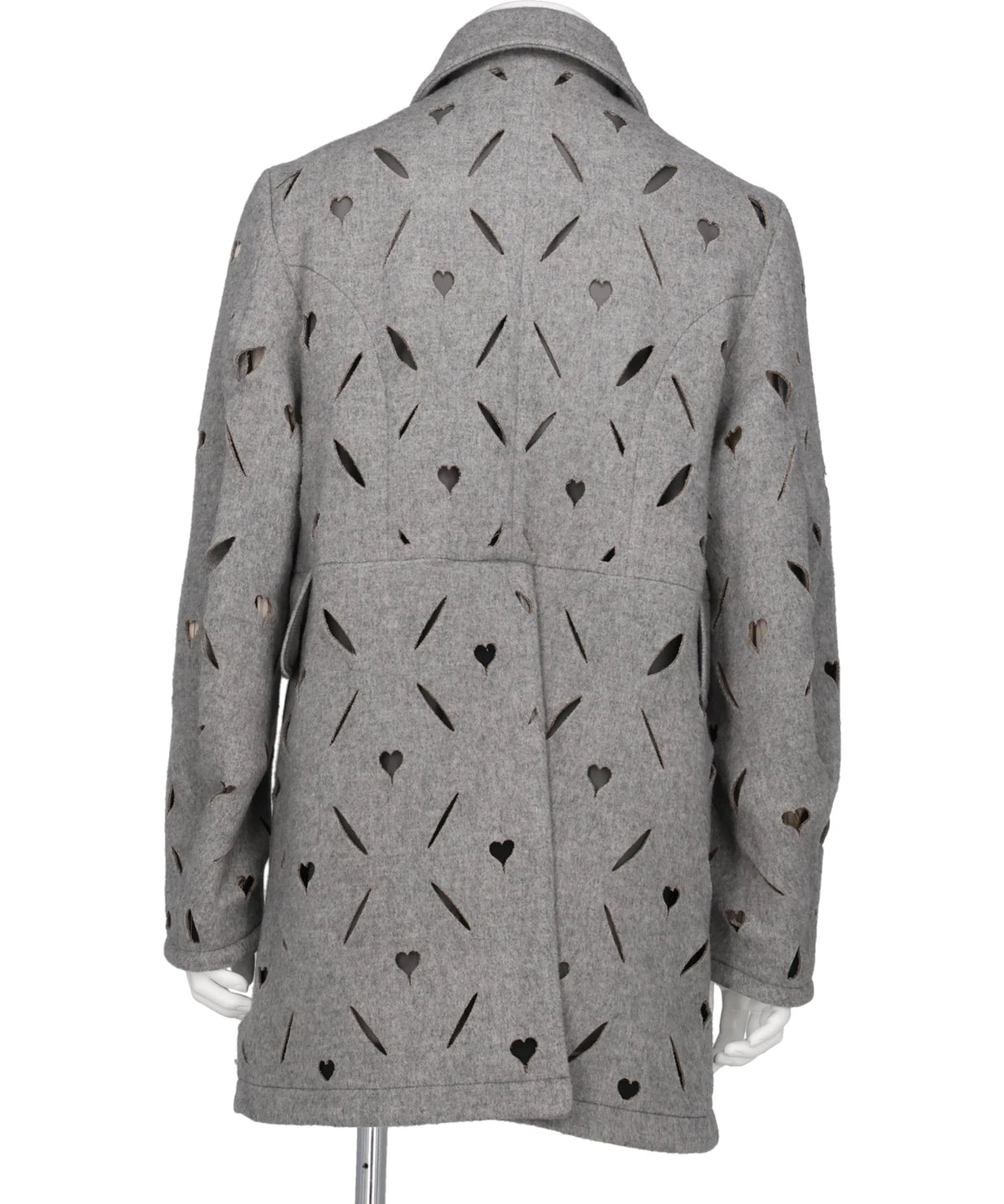 HEART HOLE PEA COAT