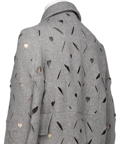 HEART HOLE PEA COAT