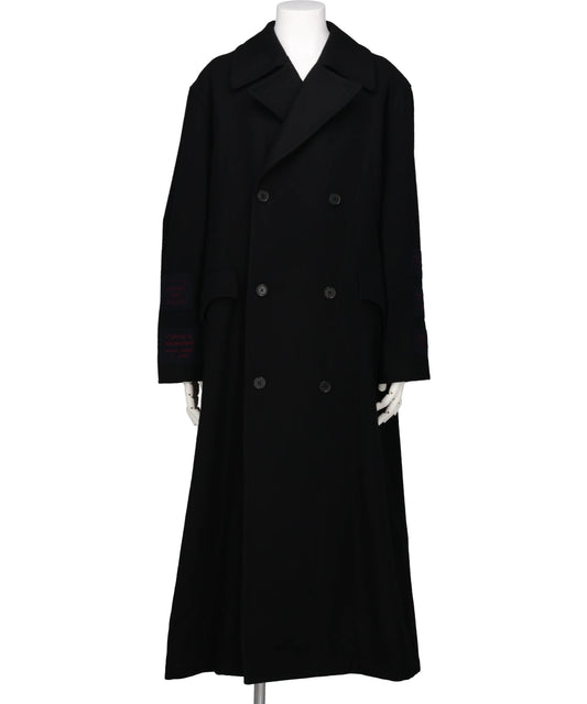 ”BATMAN” DRAPE LONG P-COAT