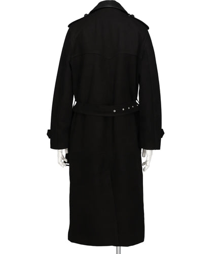 WESTERN SUEDE TRENCH COAT