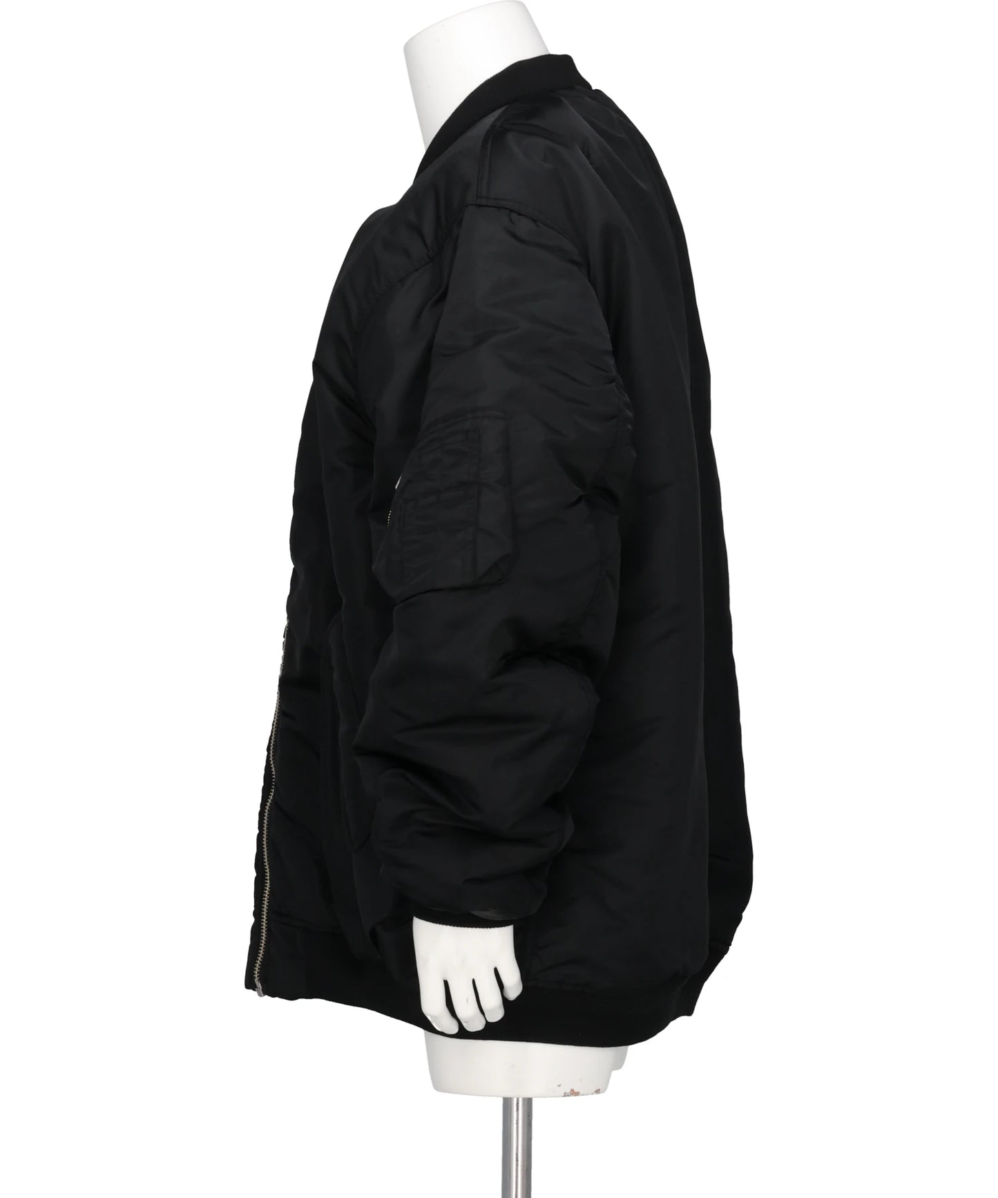 HEAVY NYLON TWILL BOMBER JACKET