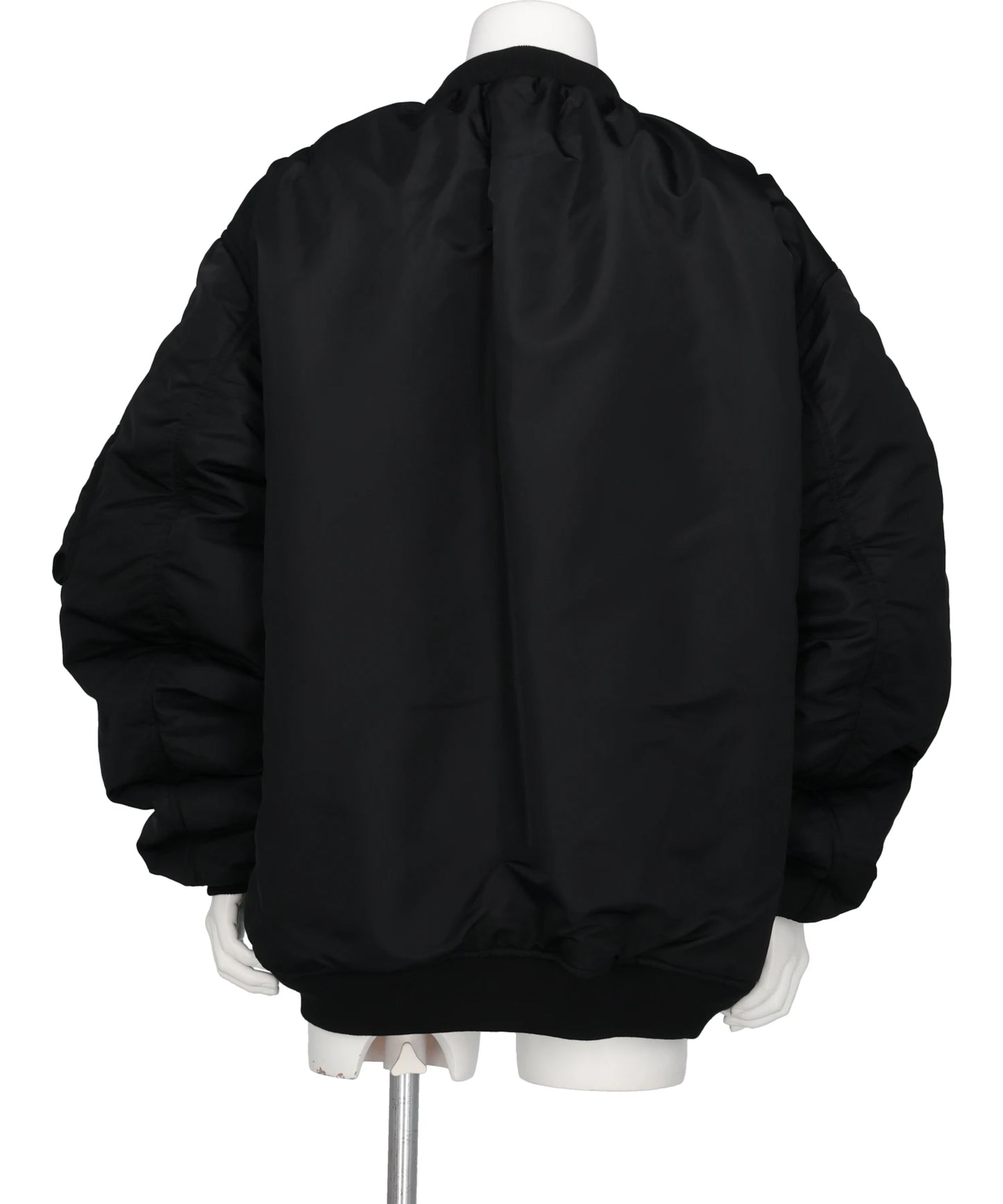HEAVY NYLON TWILL BOMBER JACKET