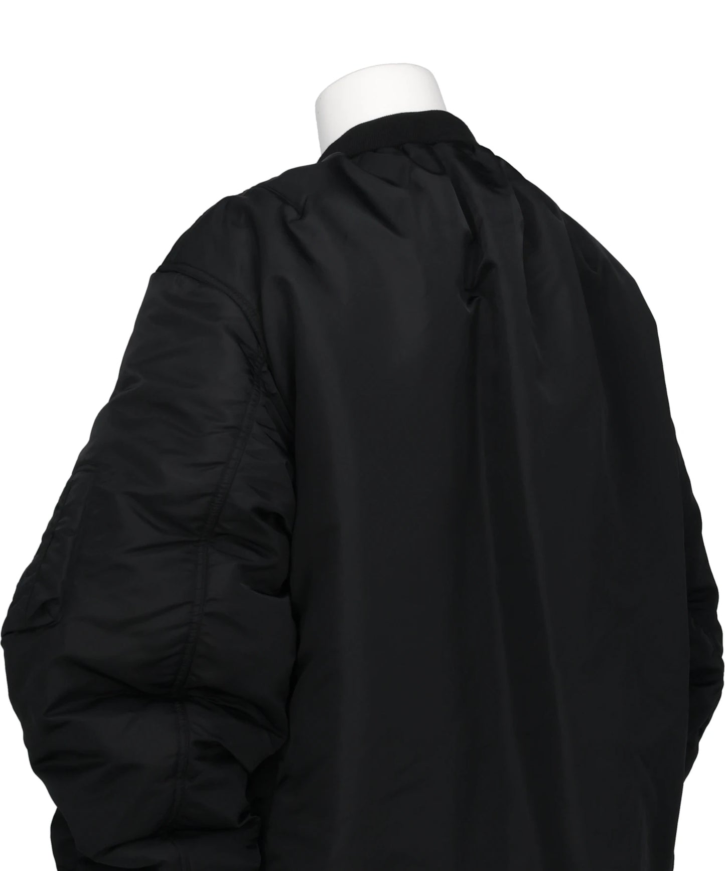 HEAVY NYLON TWILL BOMBER JACKET