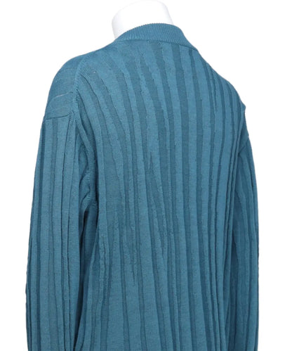 RANDOM RIB ZIP KNIT BLOUSON