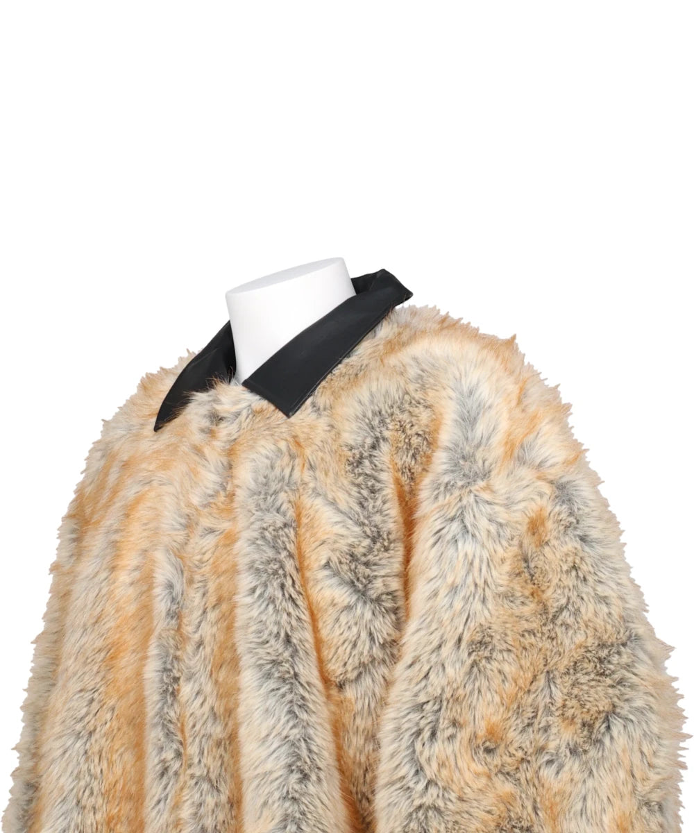 FAUX FUR BOMBER JACKET