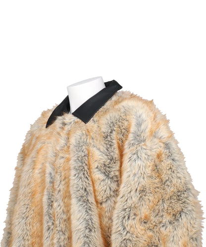 FAUX FUR BOMBER JACKET