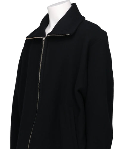MELTON STAND COLLAR ZIP BLOUSON