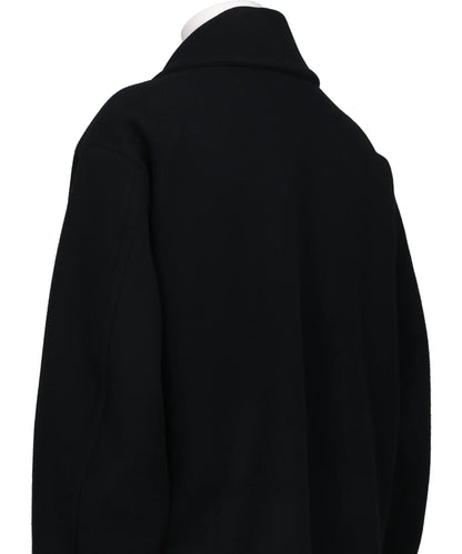 MELTON STAND COLLAR ZIP BLOUSON