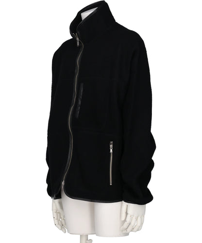 WOOL FLEECE ZIP BLOUSON