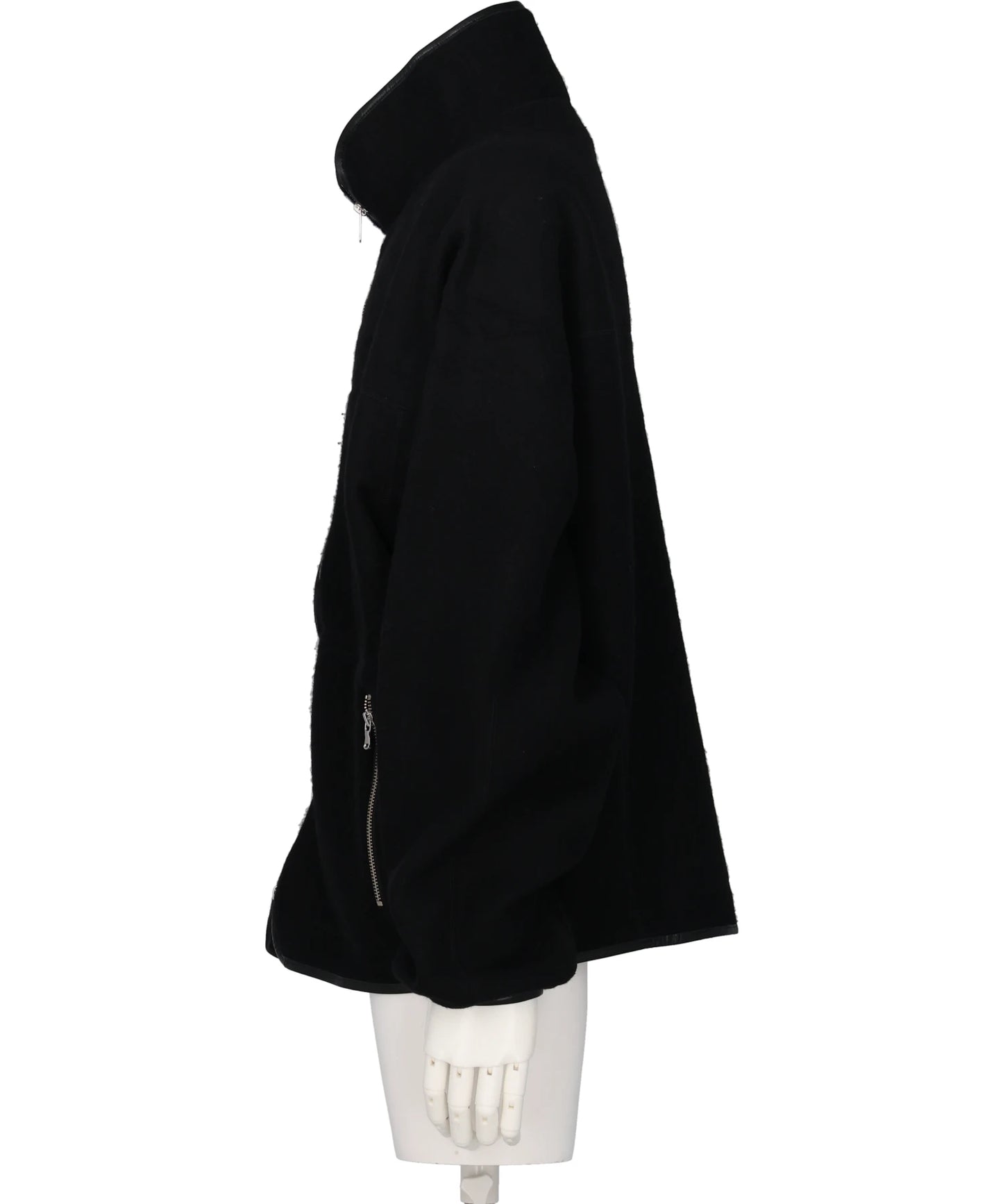 WOOL FLEECE ZIP BLOUSON