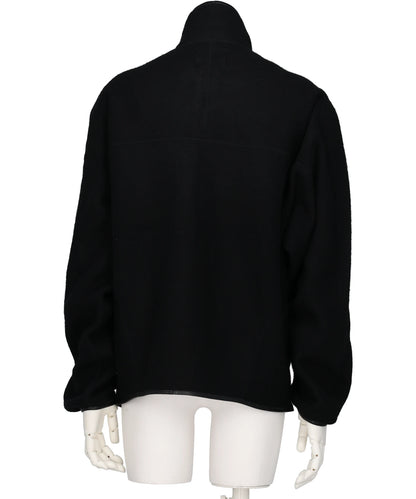 WOOL FLEECE ZIP BLOUSON