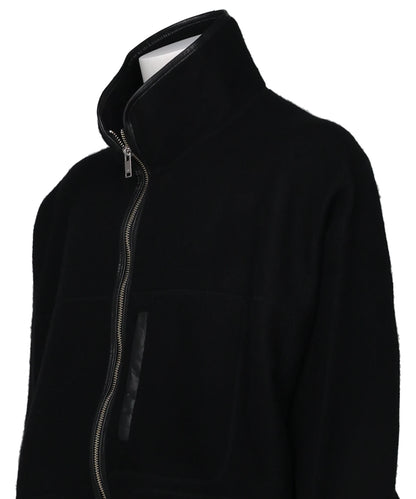 WOOL FLEECE ZIP BLOUSON