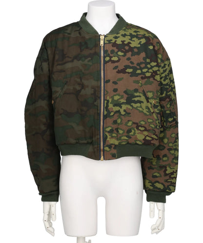 THIRD WAY CROPPED BOMBER - CONFUSED CAMO