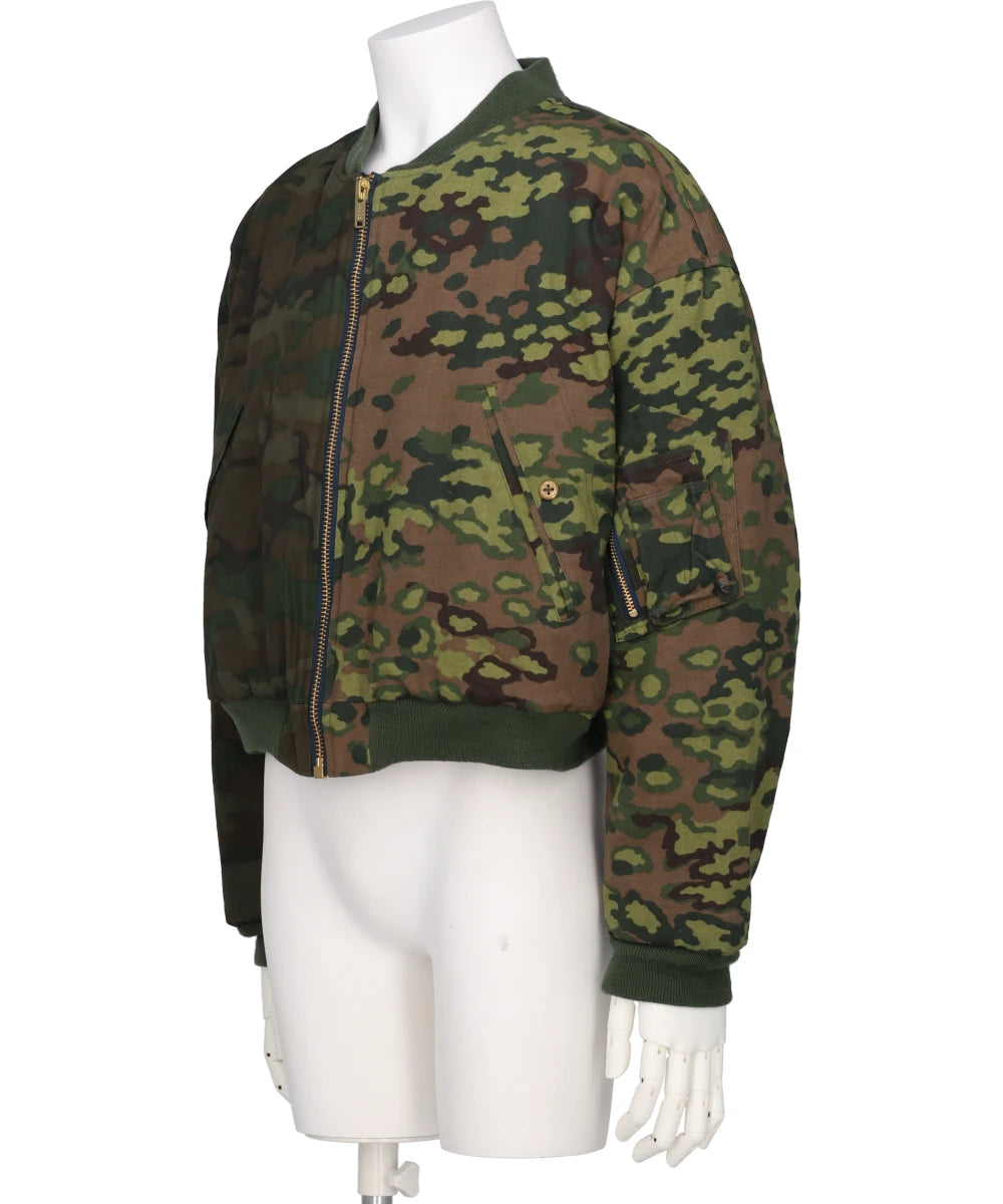 THIRD WAY CROPPED BOMBER - CONFUSED CAMO
