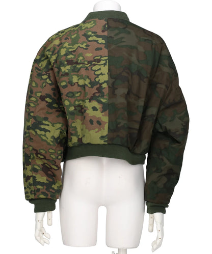 THIRD WAY CROPPED BOMBER - CONFUSED CAMO
