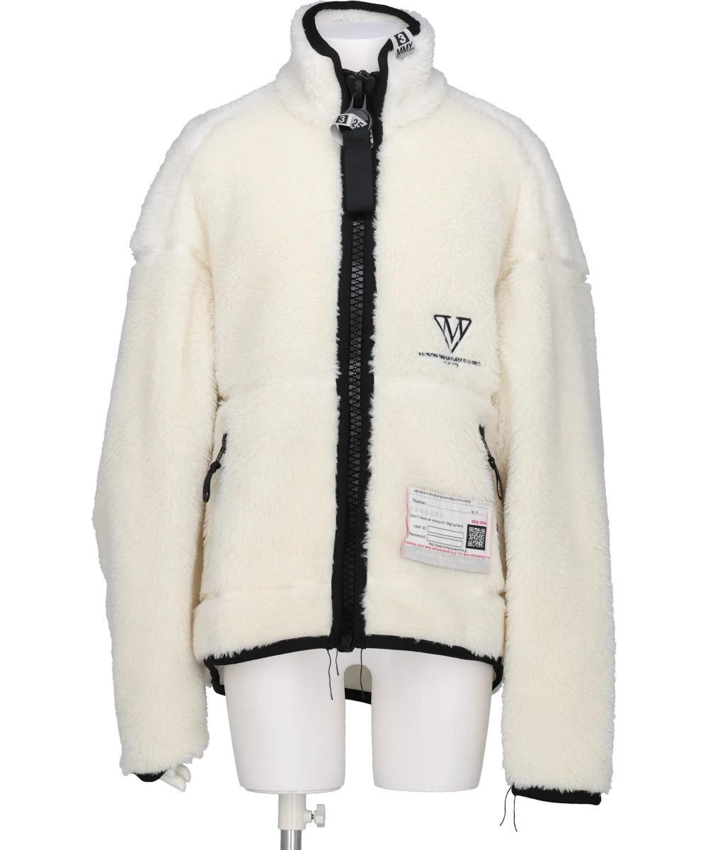 AMATEUR SEWN WIDE BACK BOA BLOUSON