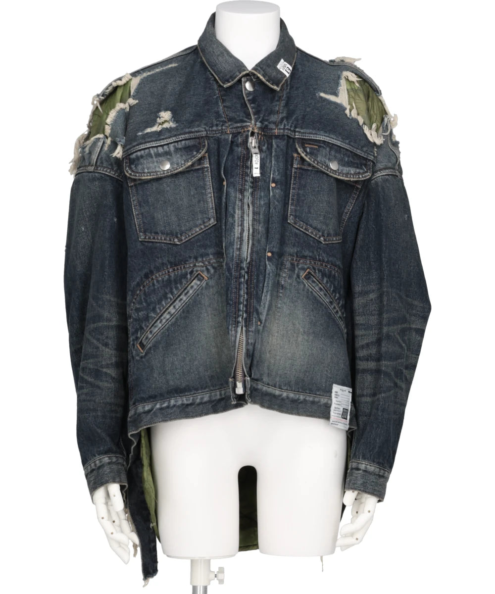 Maison MIHARA YASUHIRO(メゾンミハラヤスヒロ)DOUBLE LAYERED DENIM JACKET