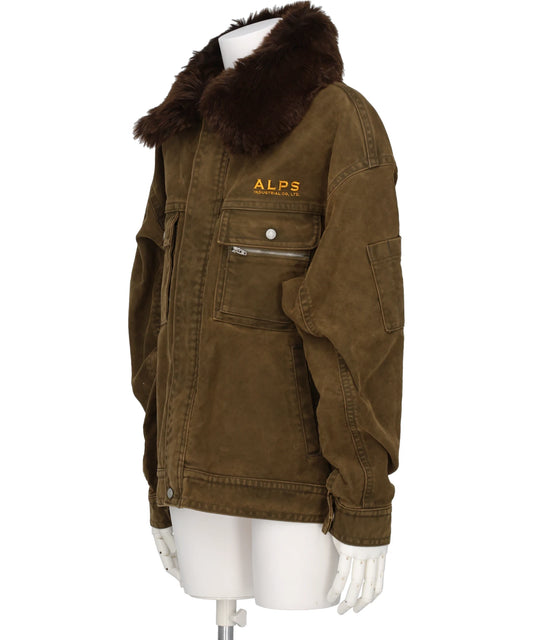 FUR-COLLAR WORKERS JACKET
