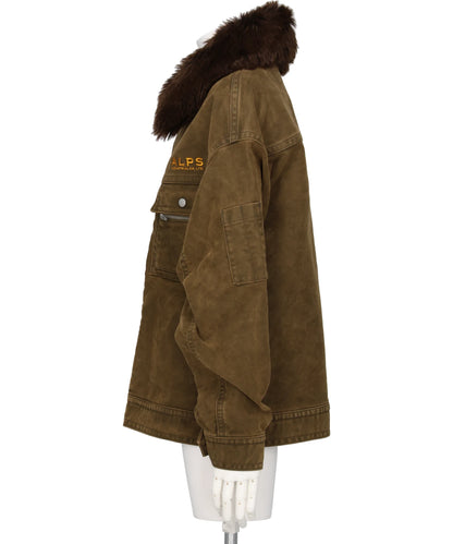 FUR-COLLAR WORKERS JACKET