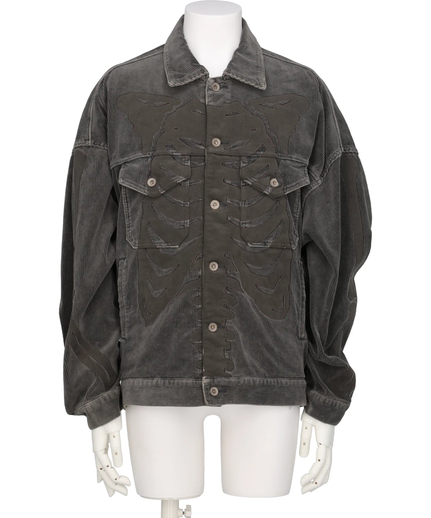 doublet(ダブレット)BONE APPLIQUE CORDUROY JACKET