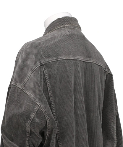 BONE APPLIQUE CORDUROY JACKET