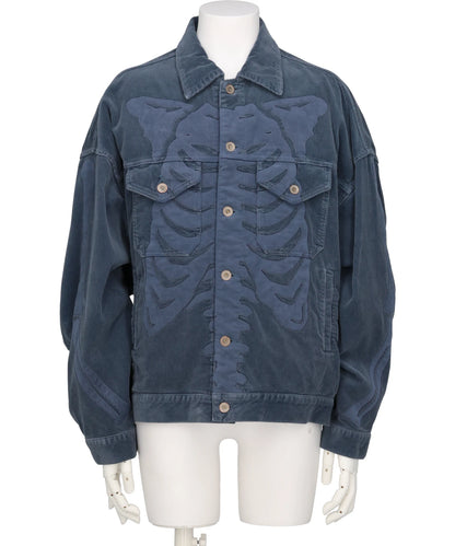 doublet(ダブレット) BONE APPLIQUE CORDUROY JACKET