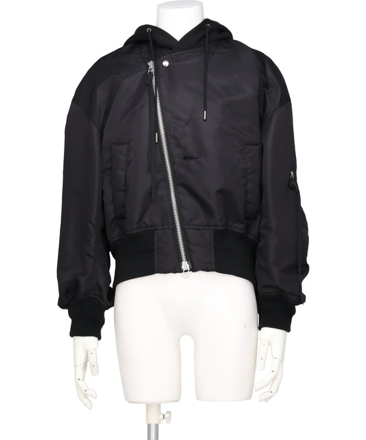 Tamme(タム) NOTCH LAPEL HOOD MA-1