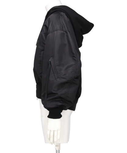 NOTCH LAPEL HOOD MA-1