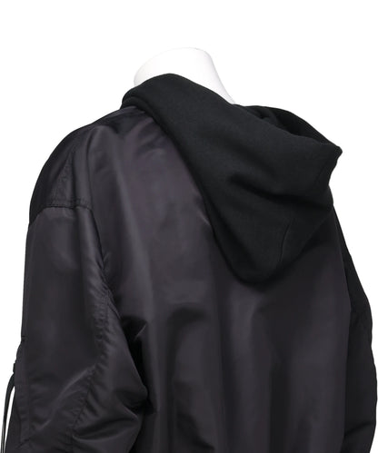 NOTCH LAPEL HOOD MA-1