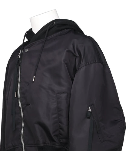 NOTCH LAPEL HOOD MA-1