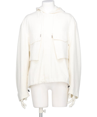 Tamme(タム) NEP SILK HOOD BLOUSON