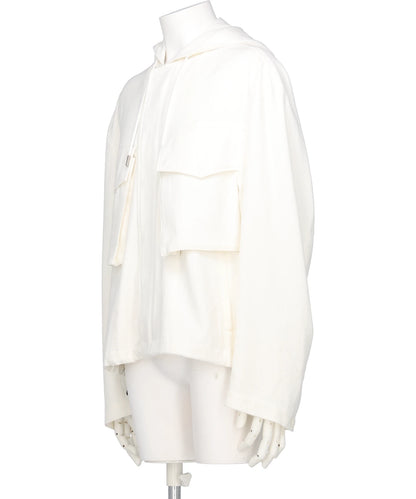 NEP SILK HOOD BLOUSON