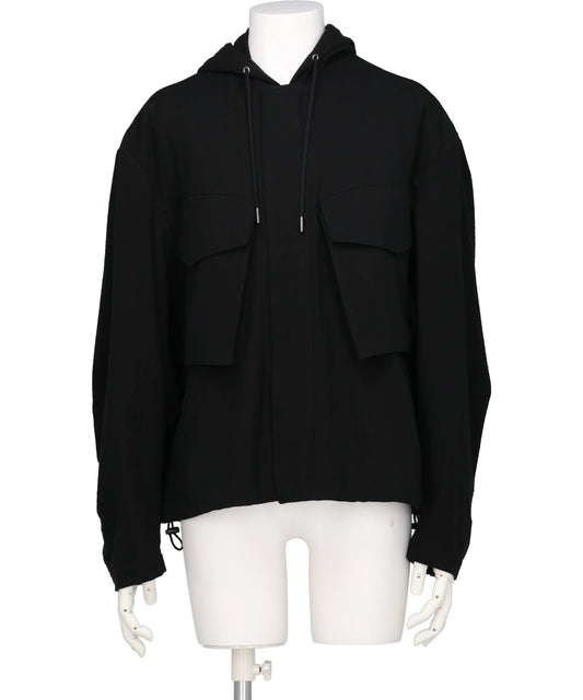 Tamme(タム) NEP SILK HOOD BLOUSON