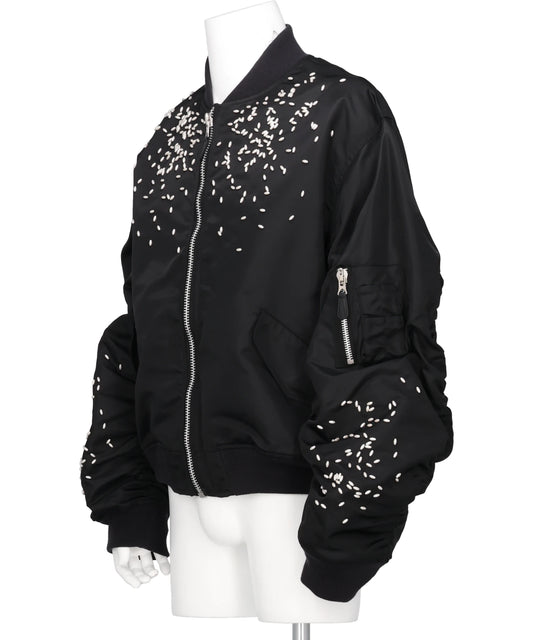 SPILLED RICE BOMBER JACKET