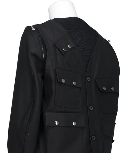 BACK-TO-FRONT BLOUSON