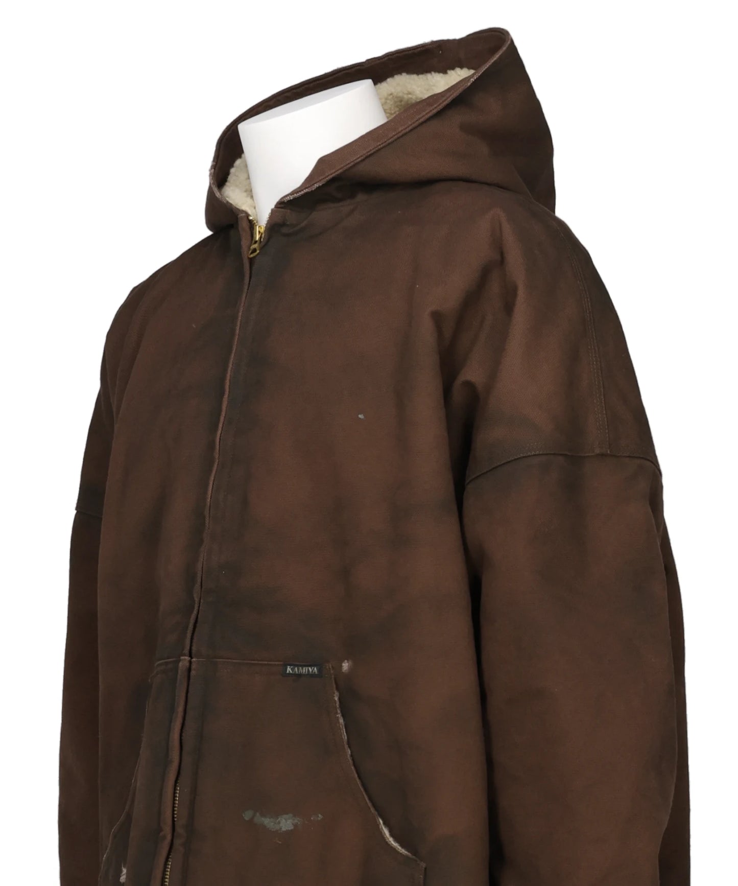 BORD BOA LINING DUCK ZIP-UP PARKA