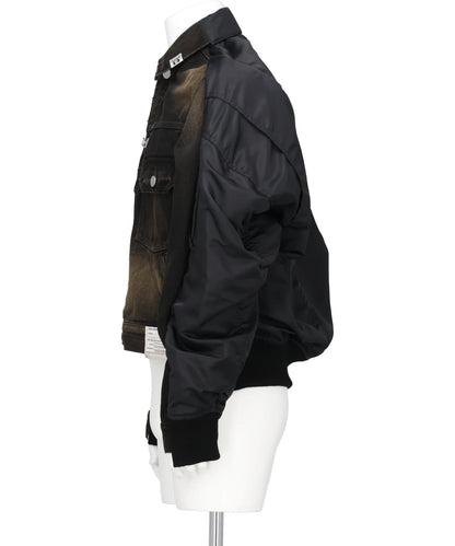 COMBINED DENIM×MA-1 BLOUSON
