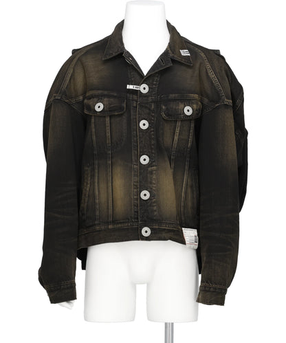 Maison MIHARA YASUHIRO(メゾンミハラヤスヒロ) BACK VEST DENIM  BLOUSON A16BL023