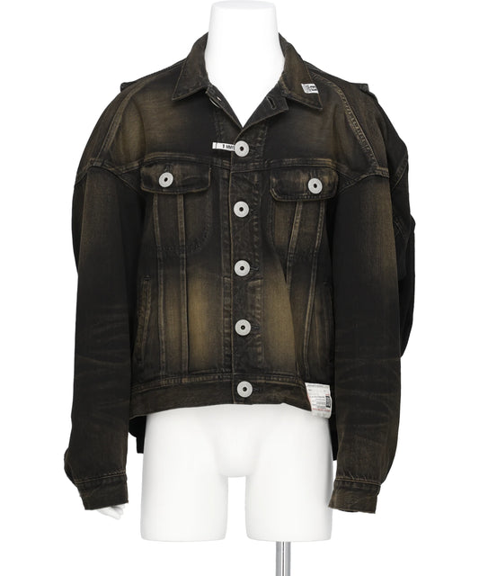 Maison MIHARA YASUHIRO(メゾンミハラヤスヒロ) BACK VEST DENIM  BLOUSON A16BL023