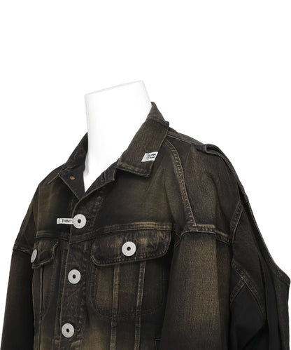 BACK VEST DENIM  BLOUSON