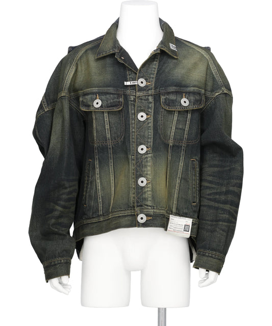 Maison MIHARA YASUHIRO(メゾンミハラヤスヒロ)BACK VEST DENIM  BLOUSON　A16BL023