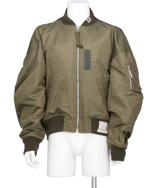 Maison MIHARA YASUHIRO(メゾンミハラヤスヒロ) 2026SS VEST COMBINED FLIGHT JACKET A16BL051
