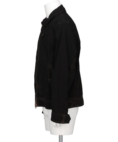 HAND-DYE ZIP UP BLOUSON